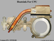 Bộ tản nhiệt CPU Compaq Evo N610c