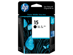 HP 15 Black Inkjet Print Cartridge (C6615DA)