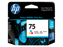 HP 75 Tri-color Inkjet Print Cartridge (CB337WA)