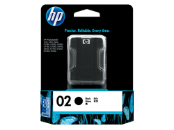 HP 02 Black Ink Cartridge (C8721WA)