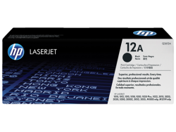 HP 12A Black LaserJet Toner Cartridge (Q2612A)