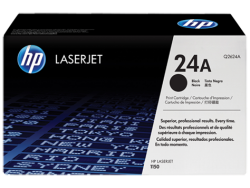 HP 24A Black LaserJet Toner Cartridge (Q2624A)