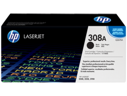 HP 308A Black Original LaserJet Toner Cartridge(Q2670A) 