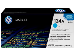 HP 124A Cyan Original LaserJet Toner Cartridge(Q6001A)