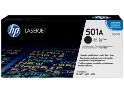 HP 501A Black Original LaserJet Toner Cartridge(Q6470A)