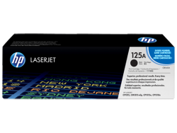 HP 125A Black Original LaserJet Toner Cartridge(CB540A)