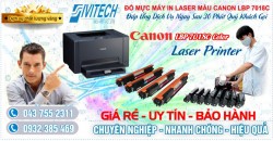 Đổ Mực Máy In Canon LBP 7018C Color Laser Printer